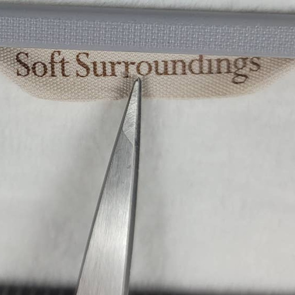 Soft Surroundings Floral 1/4 Zip Lightweight Pullover Women's Sweater XS - Picture 4 of 6